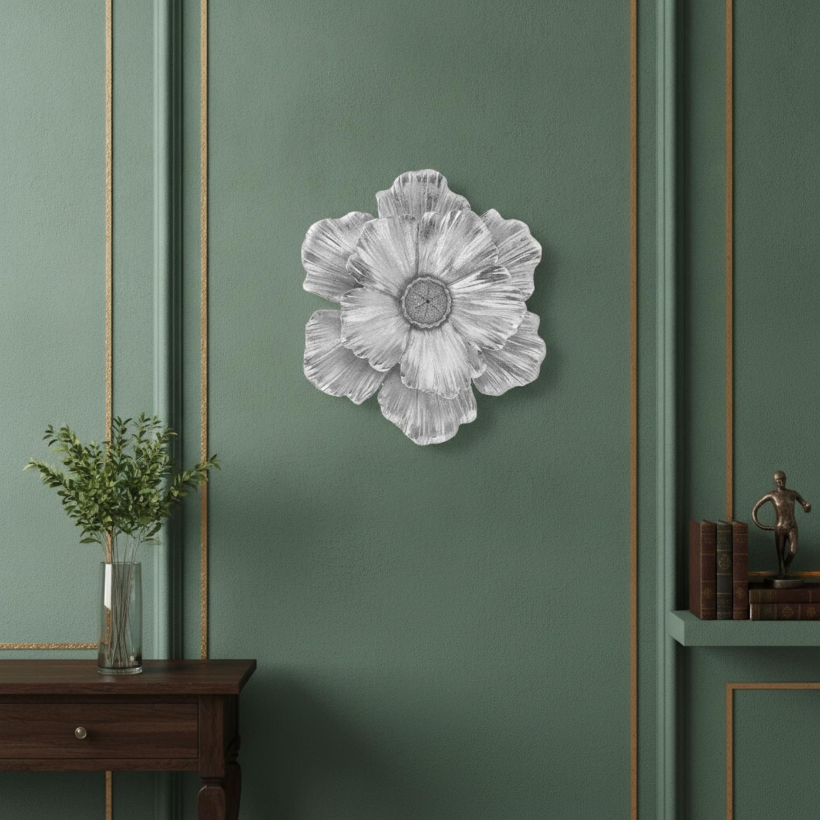 Flower Wall Panel - لوحة جدارية ثلاثية الأبعاد بتصميم زهور،
