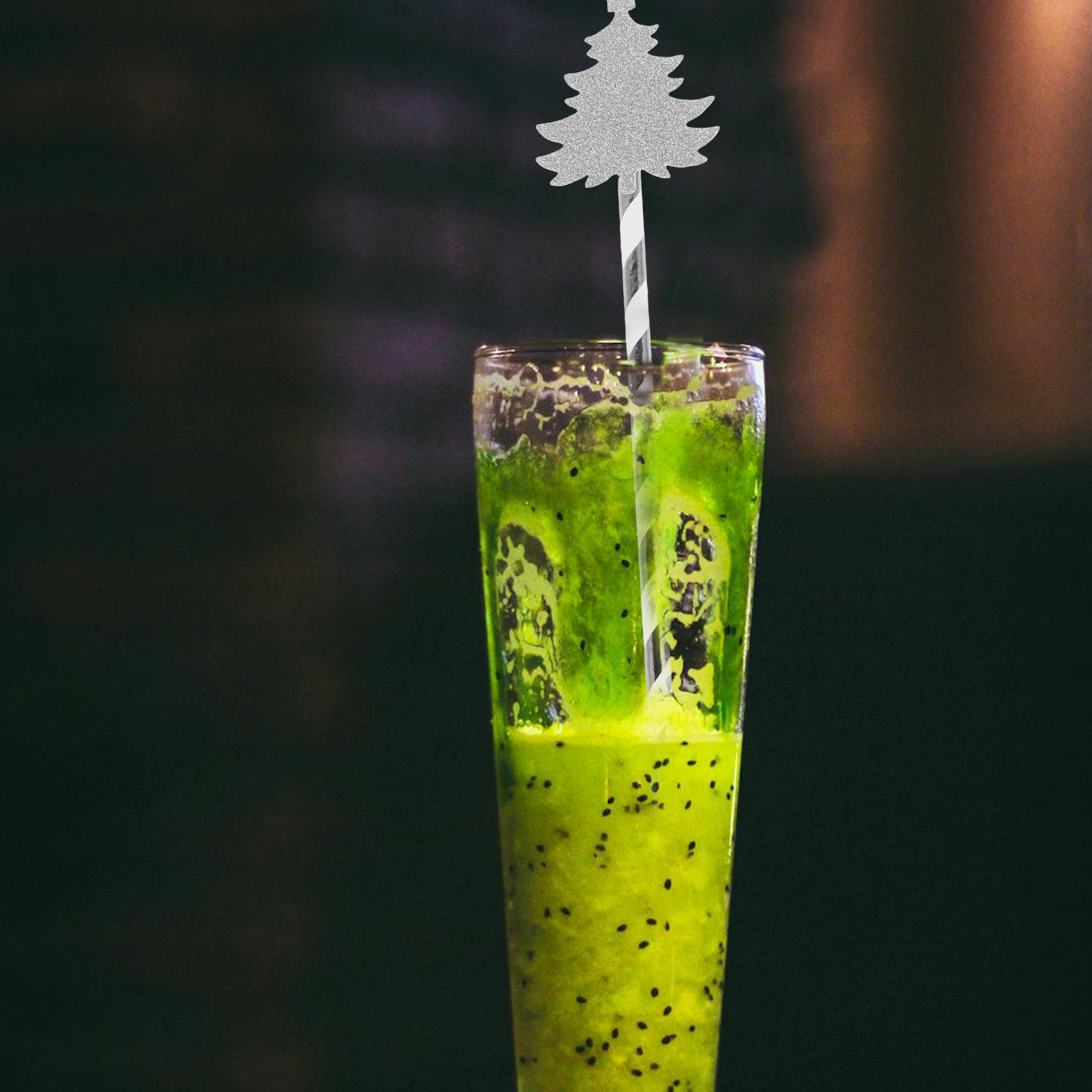 25 قطعة من مصاصات الشرب الورقي - مراجعة Paper Straw Color وسعره