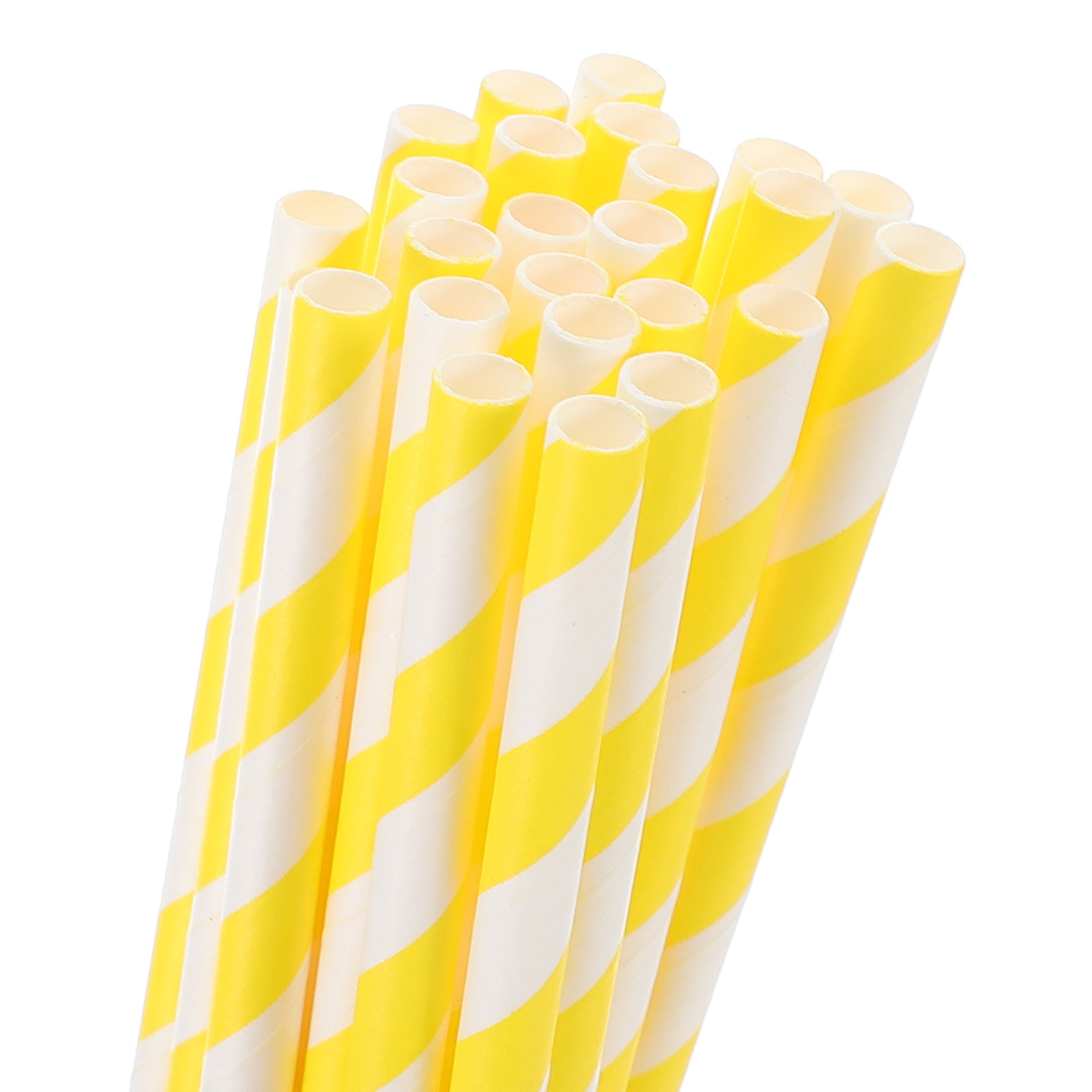 100 قطعة من مصاصات الشرب الورق - مراجعة Paper Straw Color وسعره