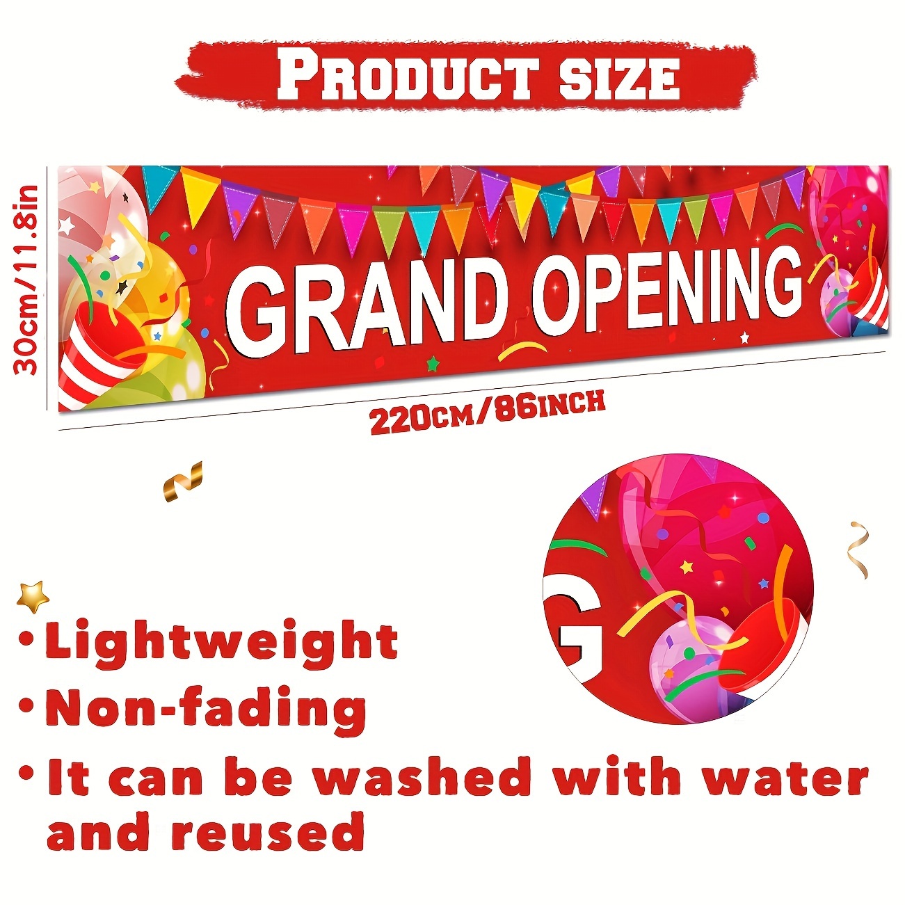 ديكور خلفية إعلانية كبيرة للمت - مراجعة Party Event Supply Store وسعره