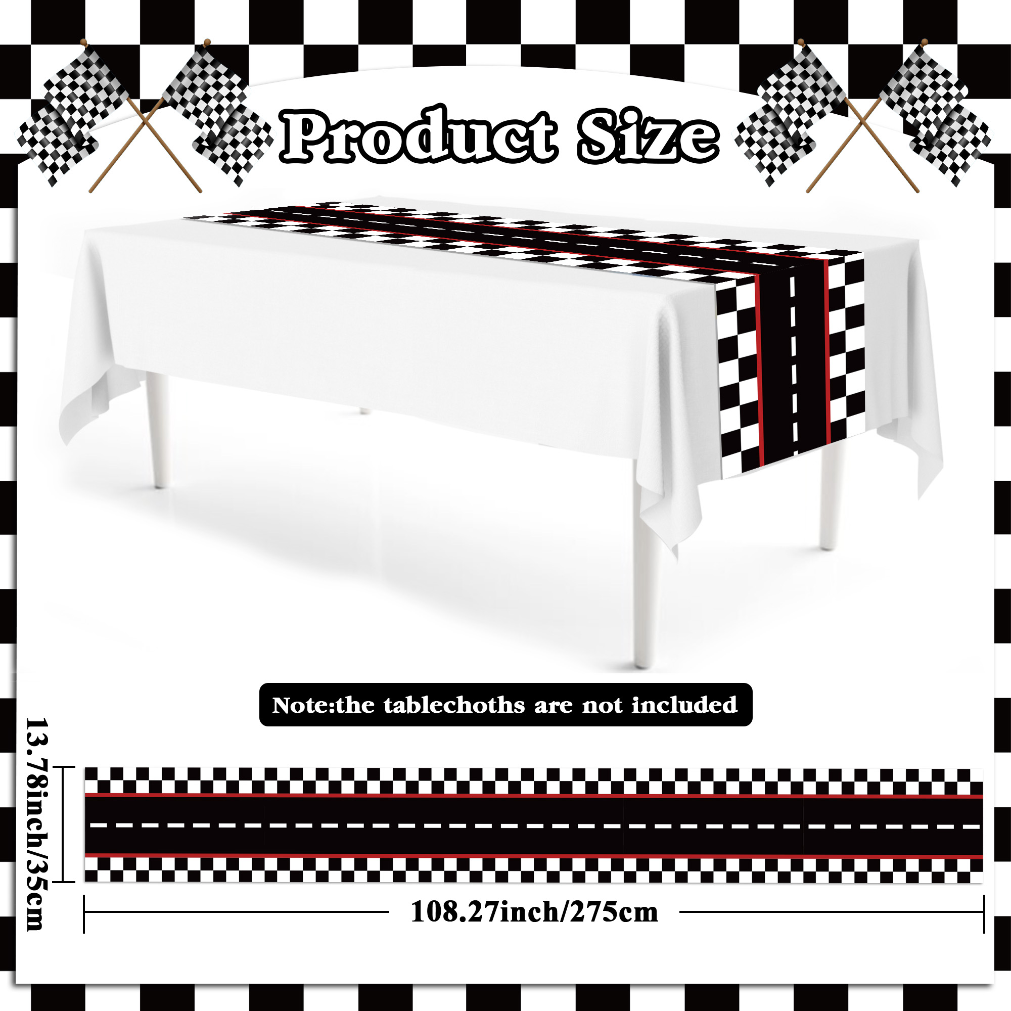 1/3/6 قطع من مفارش الطاولة الب - مراجعة Table Cloth Disposable وسعره