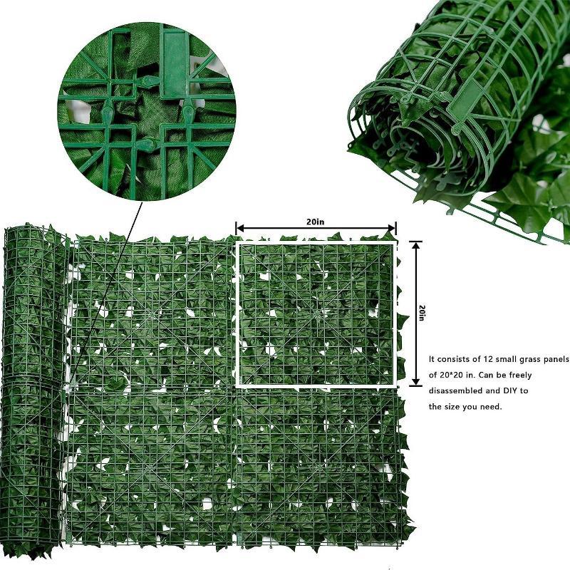 ألواح سياج من نباتات اللبلاب ا - مراجعة Flower Wall Panel وسعره