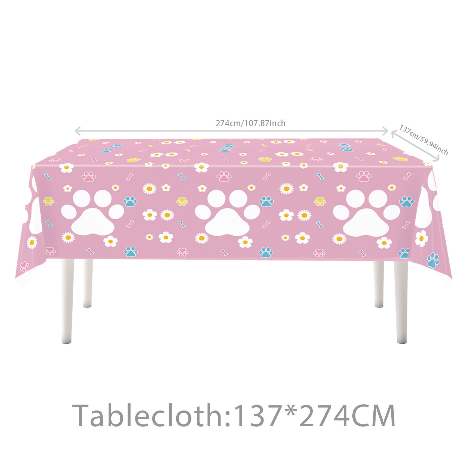 قطعة واحدة من مفرش طاولة الحفل - مراجعة Table Cloth Disposable وسعره