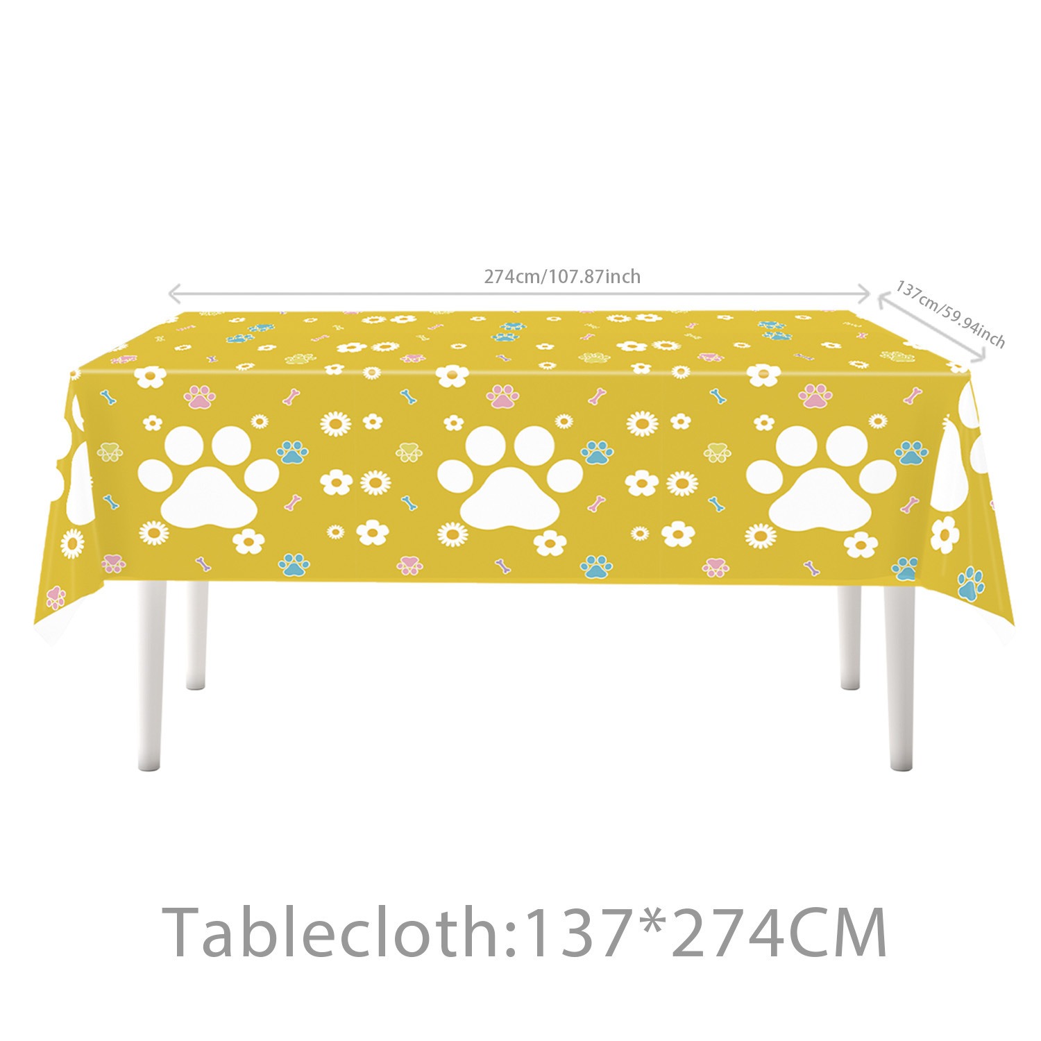 قطعة واحدة من مفرش طاولة الحفل - مراجعة Table Cloth Disposable وسعره