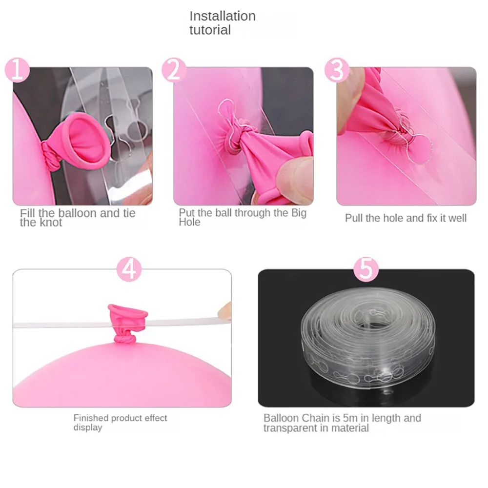 شريط سلسلة بالونات شفافة بطول  - مراجعة Event Supplies وسعره