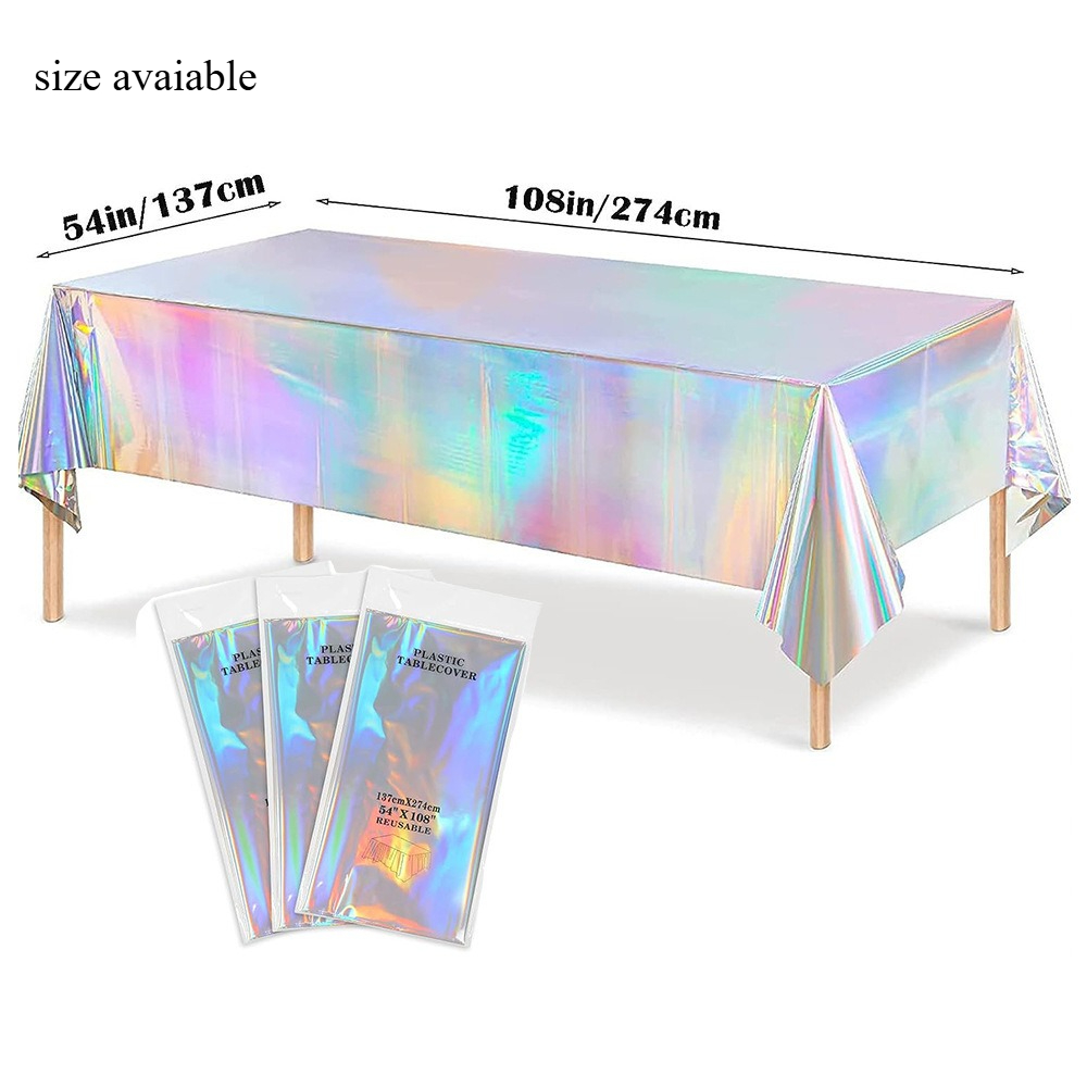مفرش طاولة للحفلات ثلاثي الأبع - مراجعة Table Cloth Disposable وسعره