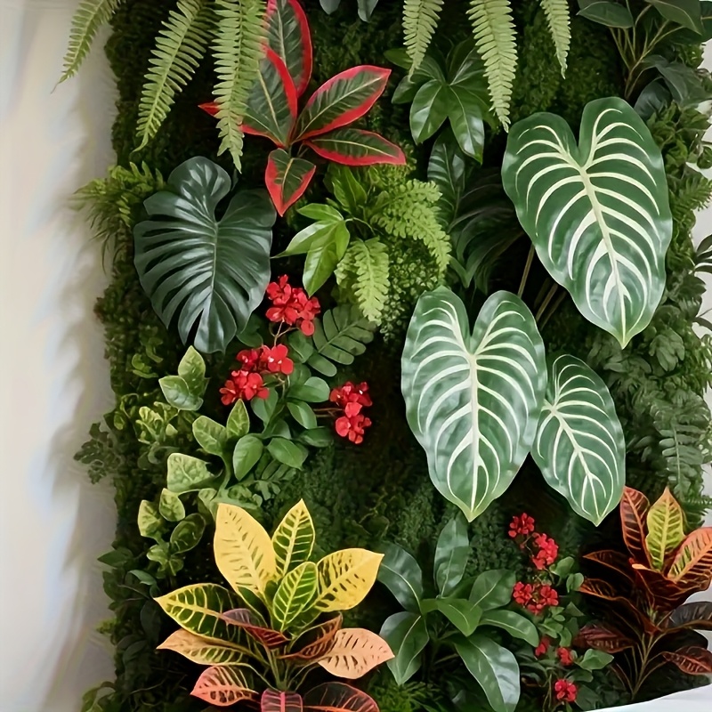 لوحة جدارية خضراء للنباتات الخ - مراجعة Flower Wall Panel وسعره