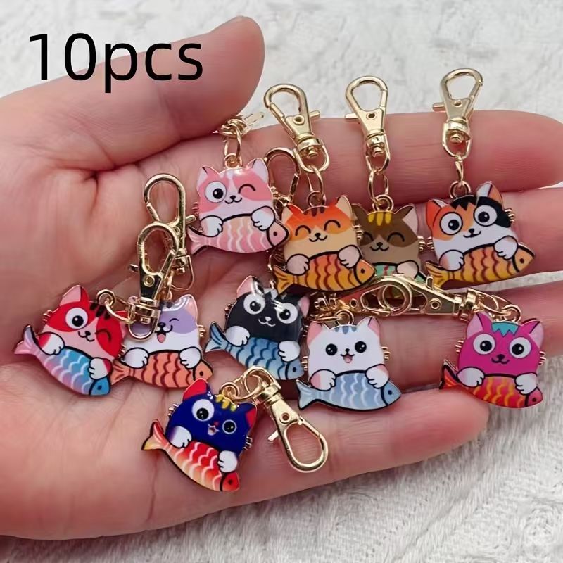 10 قطع من سلسلة مفاتيح على شكل - مراجعة Party Favor Bag وسعره